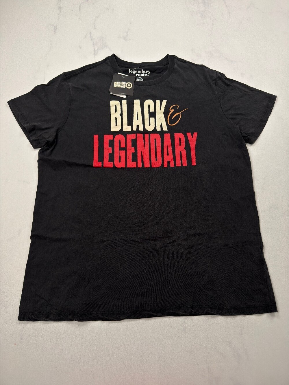 Legendary Rootz T Shirt Black 2010s Streetwear - Mens 2XL NWT